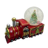 Train Snow globe with music and lights