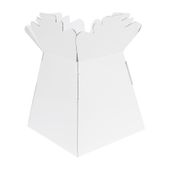 Pearlised White Living Vase (x30)