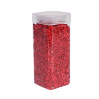 Pebbles 4-6mm - Red -Square Jar -900gr