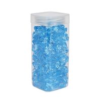 Acrylic Stones - Large - Lt Blue - Square Jar -300gr