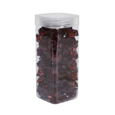 Acrylic Stone - Large - Dark Amber - Square Jar - 300gr