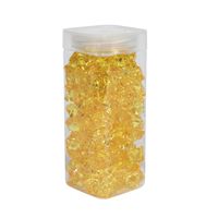 Acrylic Stones - Large - Yellow - Square Jar -300gr