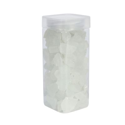 Sea Glass 10-20mm - Clear - Square Jar - 750gr