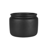 Moda Black Honey Pot Planter - H15cm x Dia 19cm