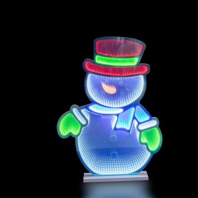 Snowman light with timer