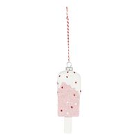 Ice Lolly Hanging Decoration - Pink - H13.5cm