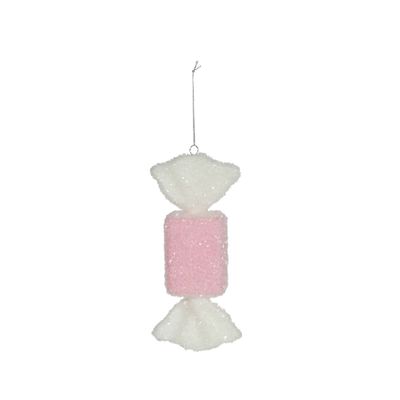 Rectangle Candy Hanging Decoration - Pink - H18cm