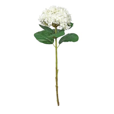 Botanica Giant Mop Head Hydrangea - White - 73cm