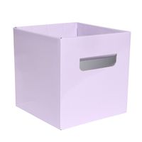 Pearlised Lavender Flower Box - (15x15cm) (x10)