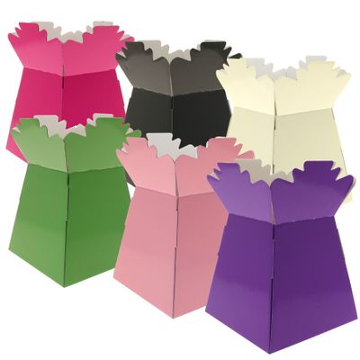 Pearlised Mixed Colours Living Vase (Mix B) (x30)
