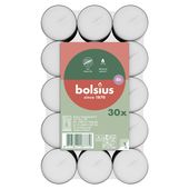 Bolsius Tealight - 8Hr - Flatpack 30 - White