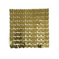 Sequin Wall Panel Square - Light Gold - 30 x 30cm