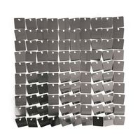 Sequin Wall Panel Square - Silver - 30 x 30cm