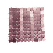 Sequin Wall Panel Square - Matt Pink - 30 x 30cm