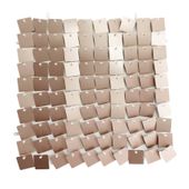 Sequin Wall Panel Square - Matt Rose Gold - 30 x 30cm