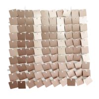 Sequin Wall Panel Square - Matt Rose Gold - 30 x 30cm