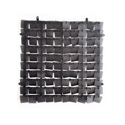 Sequin Wall Panel Square - Glitter Black - 30 x 30cm
