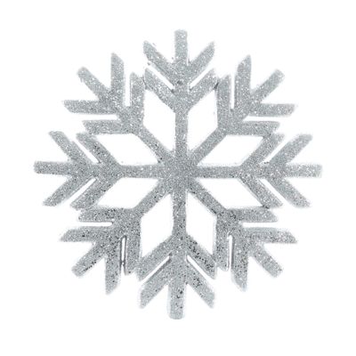 Snowflake Hanging Decoration - Silver - 45cm