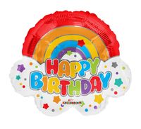 Birthday Rainbow Balloon - 18 Inch