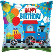Birthday Train Balloon - 18 Inch