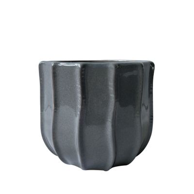 Hortus Porto Pot - Grey - Dia 11.5 x H11cm
