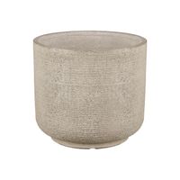 Hortus Elemental Planter Textured Cream - H22cm