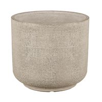 Hortus Elemental Planter Textured Cream - H26.5cm
