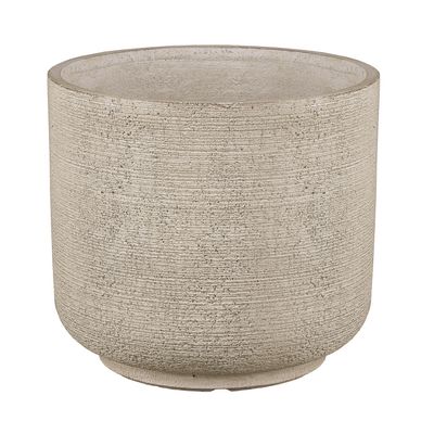 Hortus Elemental Planter Textured Cream - H26.5cm