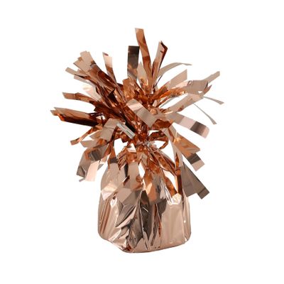 Rose Gold Foil Balloon Weight with Tag 