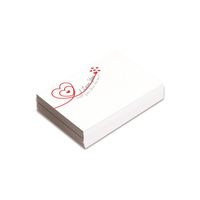 Small Card - I Love You Will You Love me Too? - Red Hearts - Pk25