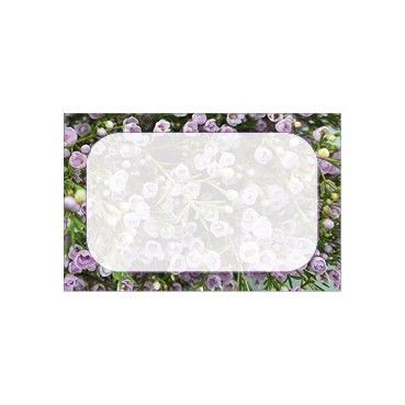 Small Card - No Message - Pale Lilac Frame - PK25
