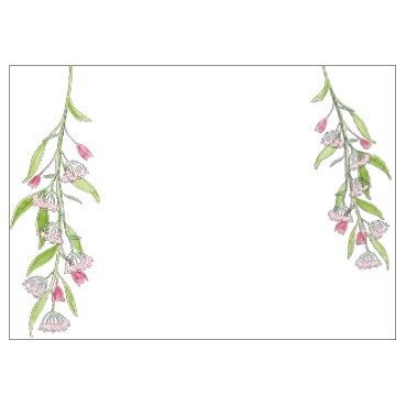 Large Card - No Message - Pink Trailing - PK6
