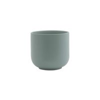 Hortus Havana Ceramic Pot - Matt Grey - Dia14 x H13cm