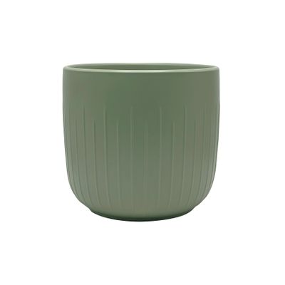 Hortus Riga Ceramic Pot - Matt Sage - Dia17 x H16cm