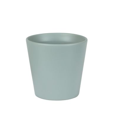 Hortus Vienna Ceramic Pot - Matt Grey - Dia14 x H15cm
