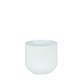 Hortus Havana Ceramic Pot - Glossy White - Dia14 x H13cm