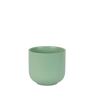 Hortus Havana Ceramic Pot - Matt Sage - Dia14 x H13cm