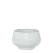 Hortus Belgrade Ceramic Bowl - Glossy White - Dia24x H17.5cm