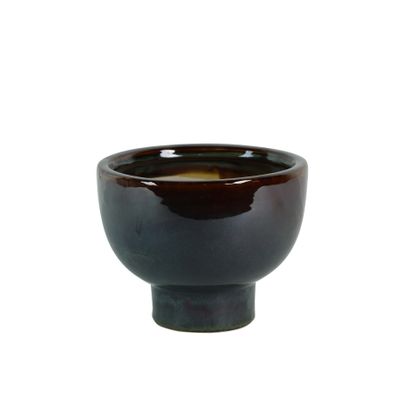 Hortus Botany Bowl - Brown/Blue/Green  - Dia16 x H12.5cm