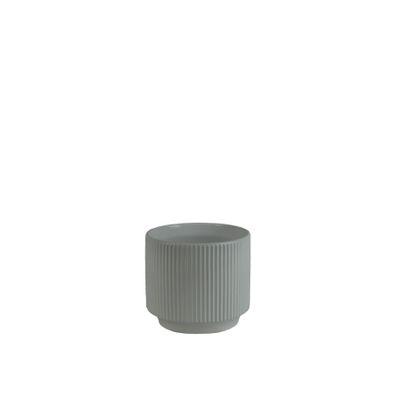 Hortus Tokyo Ceramic Pot - Glossy White - Dia16 x H13cm