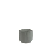 Hortus Tokyo Ceramic Pot - Matt White - Dia16 x H13cm