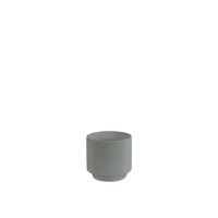 Hortus Tokyo Ceramic Pot - Glossy White - Dia12.5 x H11.5cm
