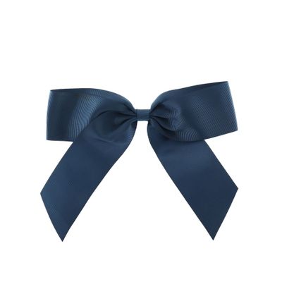 20x14cm Navy Bow. 50mm Grossgrain Ribbon with Adhesive Sticker on Back