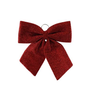 Red Metallic Bow -Dia 44cm