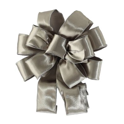Silver Ready Made Bow - Dia29 x L72cm