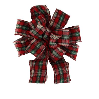 Tartan Ready made Bow - Dia29 x L72cm