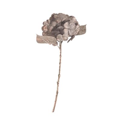 Hydrangea - Metallic Brown - 48cm