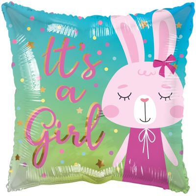 ECO Balloon - It�S A Girl Rabbit (18 Inch)