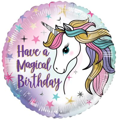 ECO Balloon - Have A Magical Bday Unicorn (18 Inch)