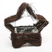 Brown Salim Hanging Star Planter
